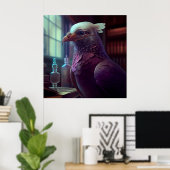 Poster Pigeon (Thuiskantoor)