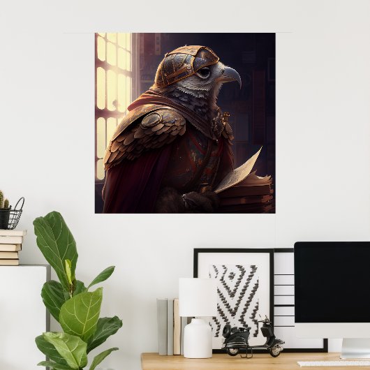 Poster Pigeon (Thuiskantoor)