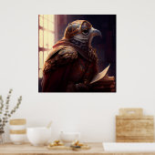 Poster Pigeon (Keuken)