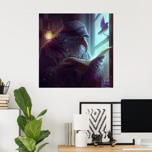 Poster Pigeon (Thuiskantoor)