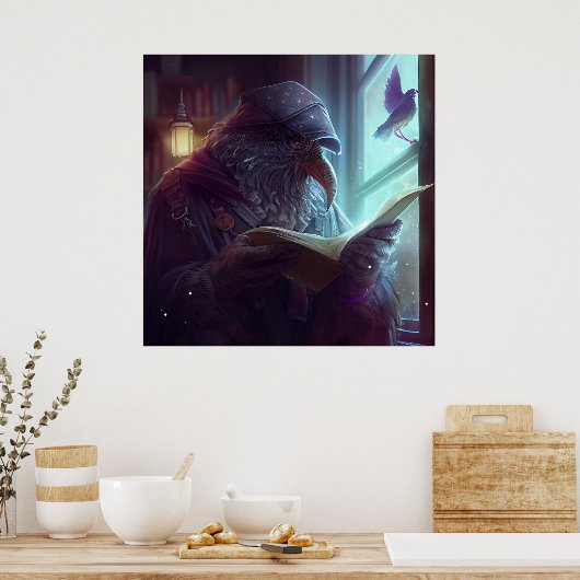 Poster Pigeon (Keuken)