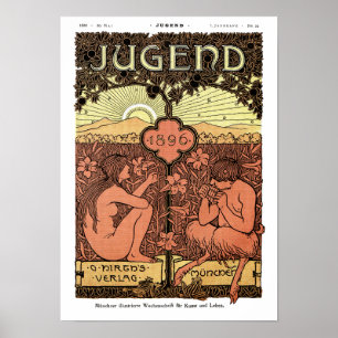 Poster: Pijpen van het Pan - Jugend Tijdschrift, m Poster