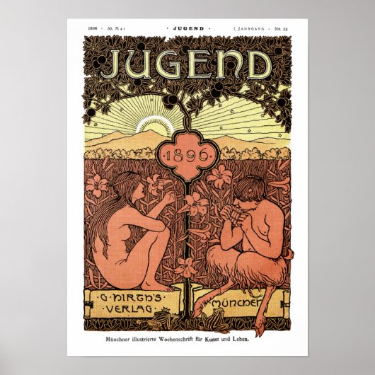 Poster: Pijpen van het Pan - Jugend Tijdschrift, m Poster (Voorkant)