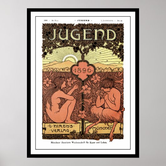Poster: Pijpen van het Pan - Jugend Tijdschrift, m Poster (Voorkant)