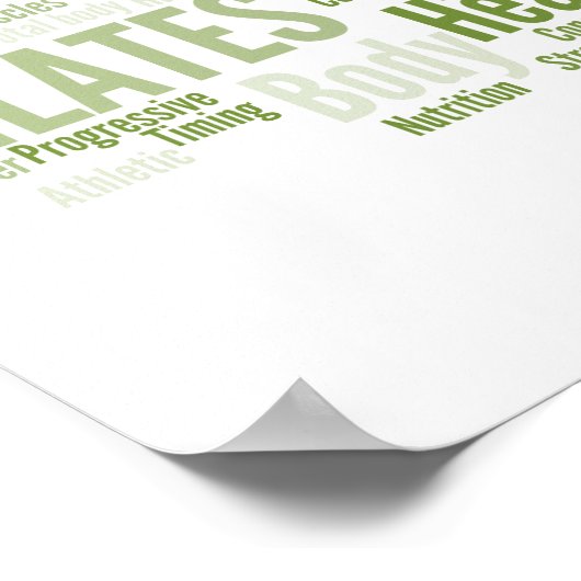 Poster PILATES (Hoek)