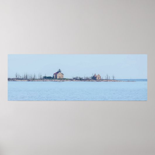 Poster Pilot Island Lighthouse Print (Voorkant)
