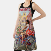 Poster: Pin-Up Girl Cycling. Schort (Insitu)