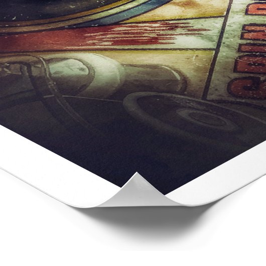  Poster pinbalmachine (Hoek)