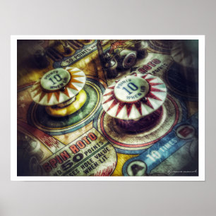 Poster pinbalmachine