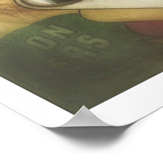 Poster pinbalmachine (Hoek)