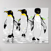 Poster Pinguïns