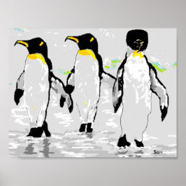 Poster Pinguïns