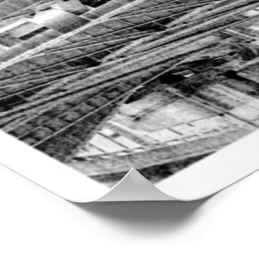 Poster - Pittsburgh B&W Collage (Hoek)