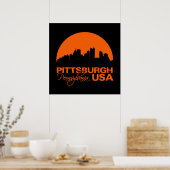 Poster PITTSBURGH - pas aan (Keuken)