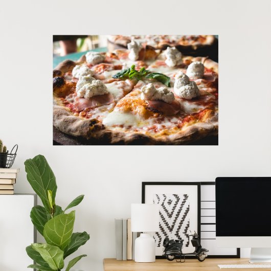 Poster Pizza (Thuiskantoor)