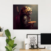 Poster Pizza (Thuiskantoor)