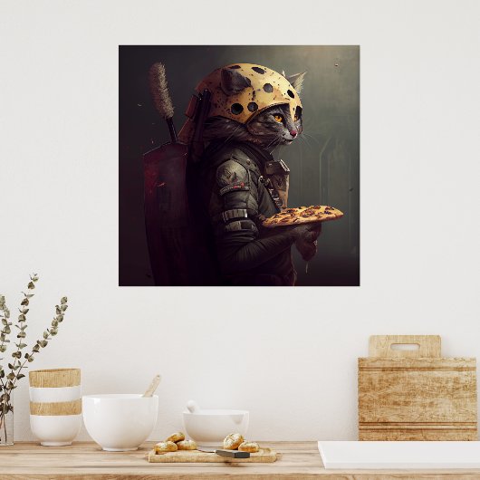 Poster Pizza (Keuken)