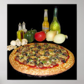 Poster Pizza (Voorkant)