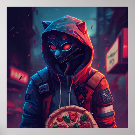 Poster Pizza (Voorkant)