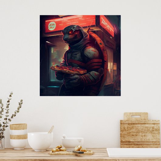 Poster Pizza (Keuken)