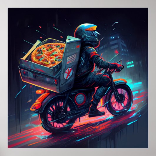Poster Pizza (Voorkant)