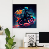 Poster Pizza (Thuiskantoor)