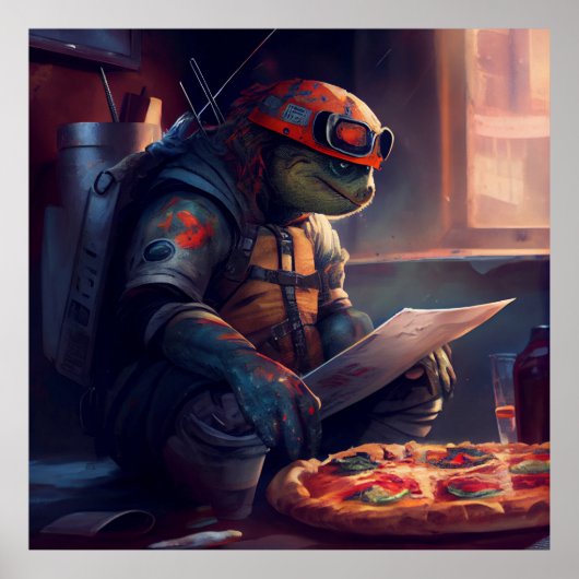 Poster Pizza (Voorkant)