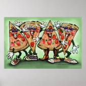 Poster Pizza Party (Voorkant)