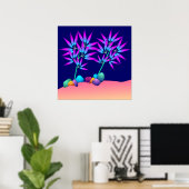 Poster planten gloeien (Thuiskantoor)