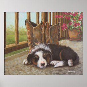 Poster Plumb met tuckered Out