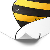 Poster Plump Bee (Hoek)