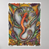 Poster PMACarlson Fire Salamander (Voorkant)