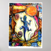 Poster PMACarlson "Gecko" (Voorkant)