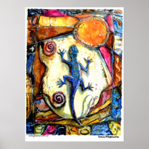 Poster PMACarlson "Gecko"