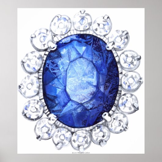 Poster PMACarlson Royal Sapphire (Voorkant)