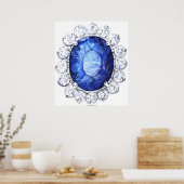 Poster PMACarlson Royal Sapphire (Keuken)