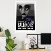 Poster Poe Baltimore (Thuiskantoor)