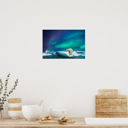 Poster-Polaire Beren Poster (Keuken)