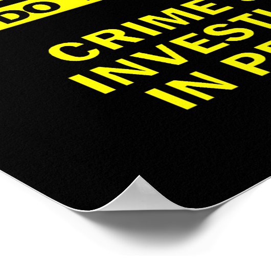 Poster politie (Hoek)