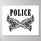 Poster Politie Tattoo (Voorkant)