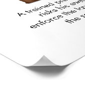 poster "Politieagent" (Hoek)