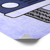 Poster politieauto (Hoek)