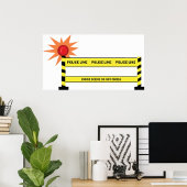 Poster politielijncriminaliteit