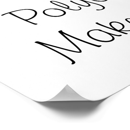 Poster - Polydactylade afdrukken (Hoek)