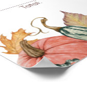 Poster pomkin Gender Reopenbaart stembord (Hoek)