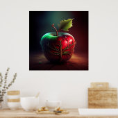 Poster Pomme (Keuken)