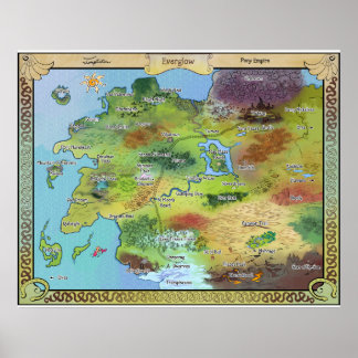 Poster Ponyfinder Everglow Map
