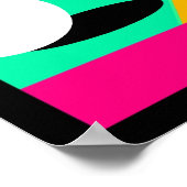 POSTER ~ POOL ~ BILLIARDEN IN ABSTRACT ~ CUE BALL (Hoek)