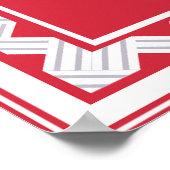 Poster Poolse banner (Hoek)