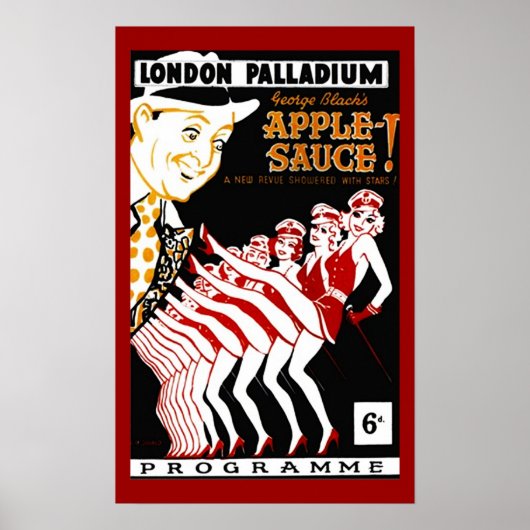 POSTER  POP ART 1940 PALLADIUM APPLESAUCE (Voorkant)